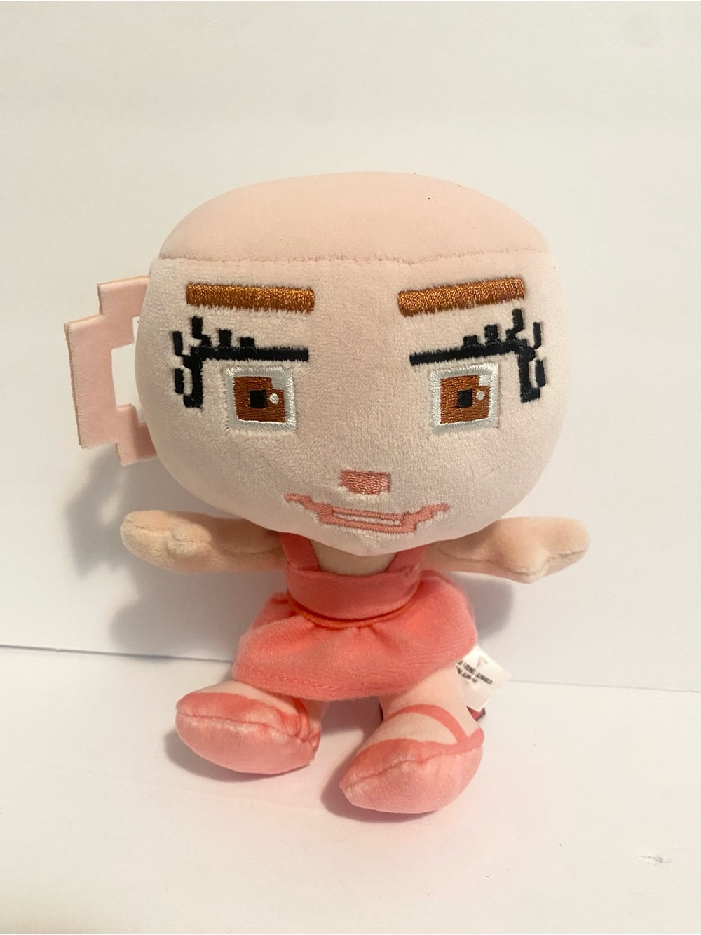 Roblox Steal a Brainrot Ballerina Cappuccina Plush Pink Stuffed Animal Soft Doll